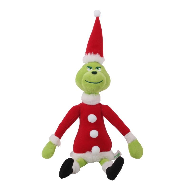 Grinch Christmas Green Geek Plush Toy Green Monster Doll Gift for