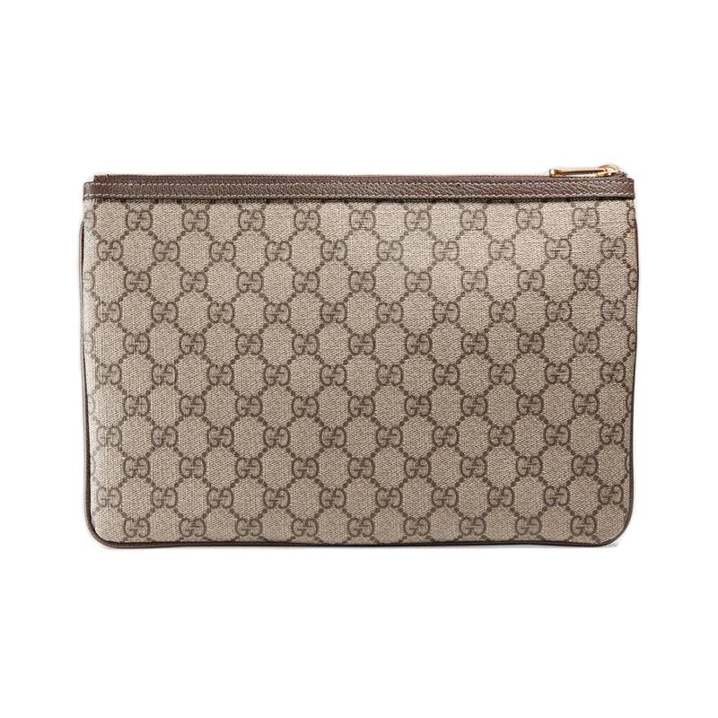 Gucci Ophidia потертая старая цветочная логотипом полосатая стропа холщовая пэчворк сумка-клатч женская эбеновое дерево/коричневый