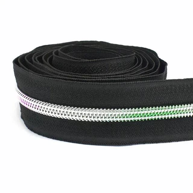 3/5/10/20 м 3# 5# Нейлоновые ленты-молнии Пластиковые рулоны молний на метр Сумка Одежда Швейные молнии Декоративные молнии Ремонтные аксессуары