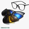 Sunglasses Sets, Women'S Myopia Glasses Sets, Magnetic Suction Multi-Color Exchangeable Sunglasses 2340