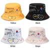 Women Men Graffiti Letter Fishing Fisherman Hat Harajuku Bucket Hat Hip Hop Cap