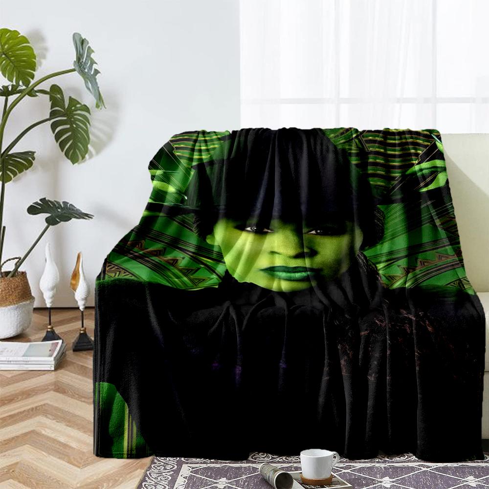 Wicked Theme Printed Blanket - Perfect for Couch, Bed, Travel & Outdoor Use | Machine Washable, Cozy & Durable.