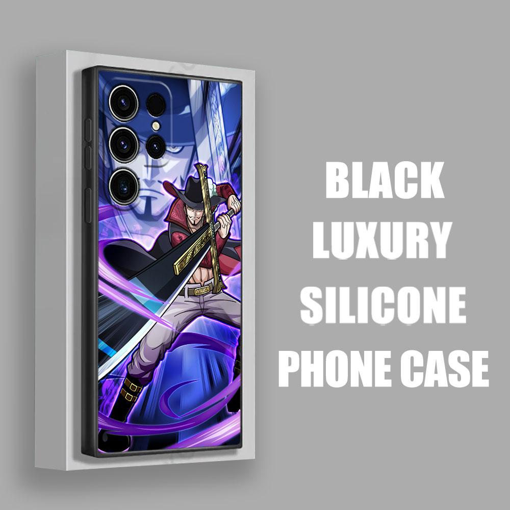 Mihawk Zoro Anime One Pieces Phone Case For Samsung Galaxy S25 S24 S23 S20 S21 FE S26 S22 Ultra 5G S26 Plus S25FE Silicone Cover