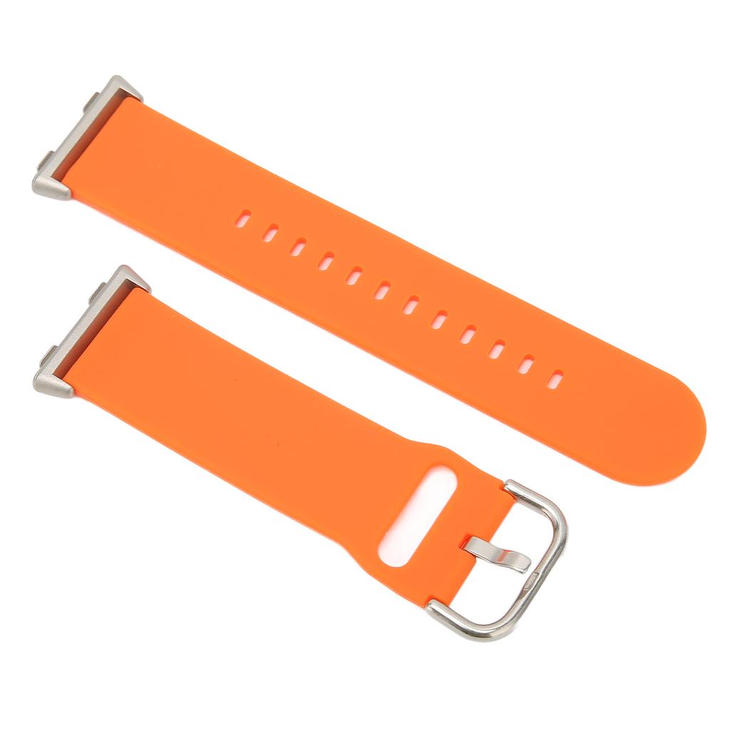 Мягкие силиконовые ремешки для быстрого снятия для Oppo Watch 2 46 мм, регулируемый силиконовый ремешок для часов, оранжевый