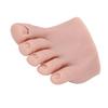 Left/Right Nail Art Training Foot Soft Silicone Fake Foot Model  For Nail Art Training