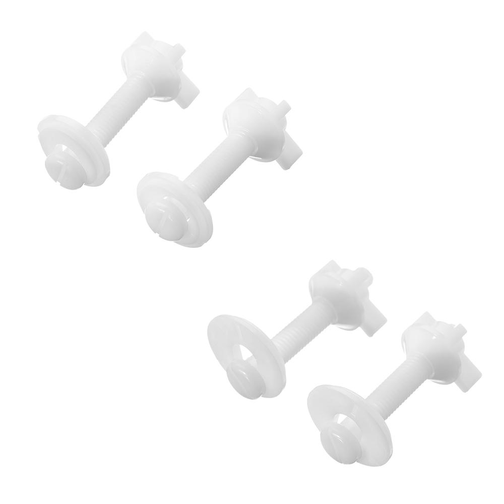 1Pair Hardware Easy Installation Repair Tools Bolts Bathroom Nut Fixing Screws Toilet Seat Hinges