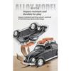 1/32 Volkswagen Beetle Alloy Die-cast Car Model Sound and Light Bring Back Pull Function Vehicle with Base Ornament Children's Gift