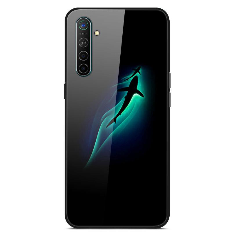 Для OPPO Realme XT Закаленное Стекло Чехол Мягкий Бампер Жесткий Funda Для OPPO Realme 6 Pro Realme X2 XT Чехол для Телефона Realme6 Задняя Крышка