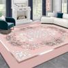 Винтажный Высококлассный Противоскользящий Ковер для Гостиной Розовый Мягкий Домашний Декор Коврик для Спальни Туалетный Столик Легкая Чистка Коврик для Ванной Комнаты Мягкий