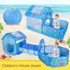 Children's Tent Indoor and Outdoor Toy Game Room Children's Indoor Household Princess House Baby Tunnel Ocean Ball Pool