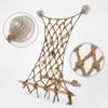 Многофункциональная стеклянная присоска-жердочка-качель-игрушка для попугая с пеньковой веревкой и деревянной подставкой C101