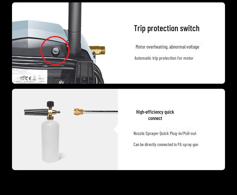 Lava 220V High-Pressure Car Washer: Powerful Industrial Water Pump & Gun for Commercial Cleaning