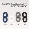 Silicone Ear Pads Cover Protector for Bose QuietComfort 15 QC25 QC35 QC45 ,Sweat-Proof and Washable Ear Cushions Cover for QC15,25,35,45