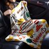 Custom Name excavator Theme Printed Blanket - Perfect for Couch, Bed, Travel & Outdoor Use | Machine Washable, Cozy & Durable.
