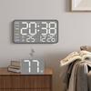 ABS Digital LED Clocks Wall-mounted Alarm Clocks New Electronic Wall Clock  Bedroom