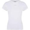 Solid Color Printed Logo Round Neck Short Sleeve T-Shirt Women Tops White K20K207212-YAF