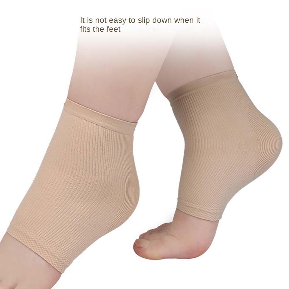Носки Уход за ногами Кожа ног Носки-полуметра Гелевая защита пятки Силиконовые накладки на пятку Накладки на пятку