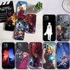 LO45 Fullmetal Alchemist Soft Shell Phone Case for Redmi Note 8 9 Pro Max 9S 9T 9C NFC 8T 8A 10A A4