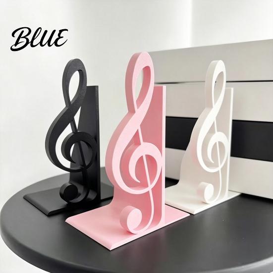 Настольный Декор-Украшение из PLA, 3D-печатная Музыкальная Нота, Закладка для Книг, Декоративный Органайзер для Полок