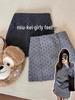 Slightly Chubby Girls' Polka Dot Woolen Half-Length Skirt - 2025 Spring/Autumn Korean Style, Elegant Fit, Retro Hip-Hugging Design