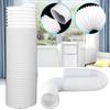 Flexible Hose Portable Ac Hose Connector Extra Long Pipe Air Conditioning Pipe  Exhaust Vent