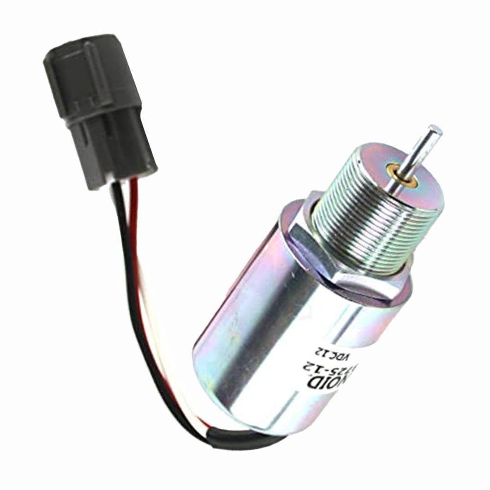 Engine Solenoid Valve 12V Solenoid Valve Copper Wire Conductivity Easy Engine Maintenance For Mahindra Max-28 Leakage Protection