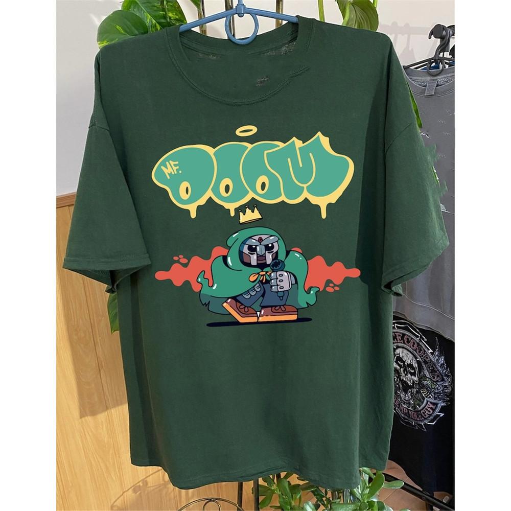 MF DOOM Коллекция Банды Подарок для Фаната Все Размеры Зеленая Футболка GC2261 Унисекс Футболка