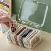 Transparent Acrylic Phone Case Organizer With Lid - Desktop Sundries Storage Basket For Home And Office