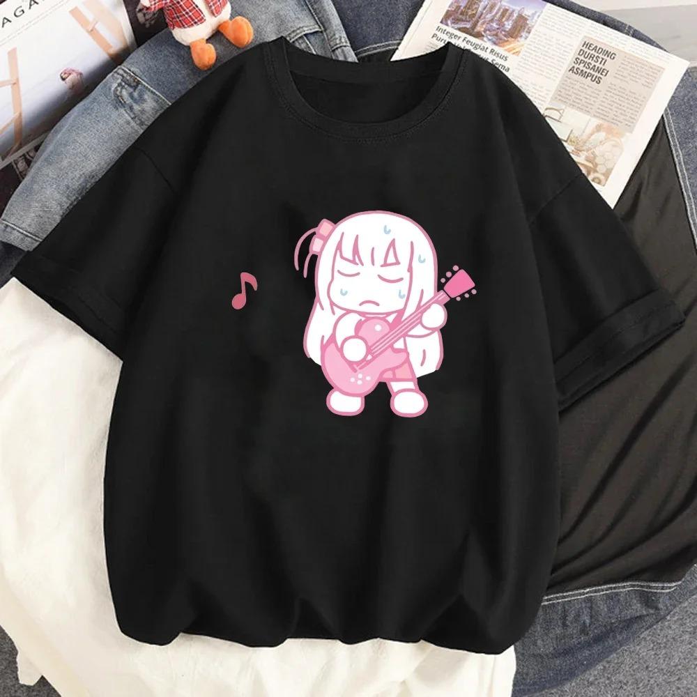 New Anime BOCCHI THE ROCK! Hitori Bocchi T-Shirt Women's Fun T-Shirt Kawaii Cartoon Unisex T-Shirt Gothic Y2k Women's Clothing