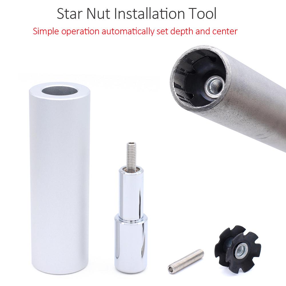 Bike Bicycle Fork Star Nut Setting Installer Headset Star Nut Installation Tool Driver