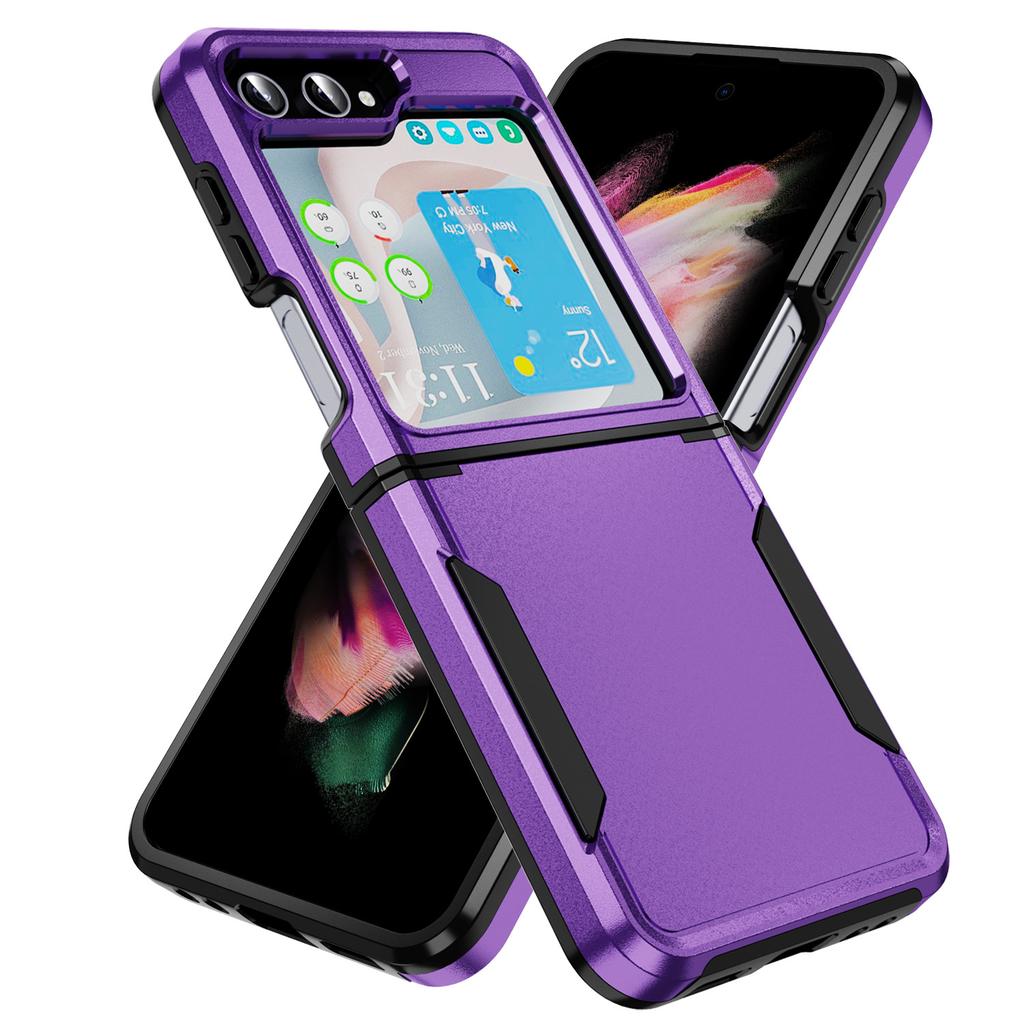 Двухцветный чехол для складного телефона Samsung ZFold1 Galaxy Z Flip1 Trailblazer противоударный