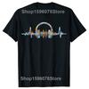 Сердцебиение Наушники Звук Любитель Инженер Продюсер DJ Футболка Модные Футболки Хлопок Короткий Рукав Оверсайз Свободная Футболка Топы