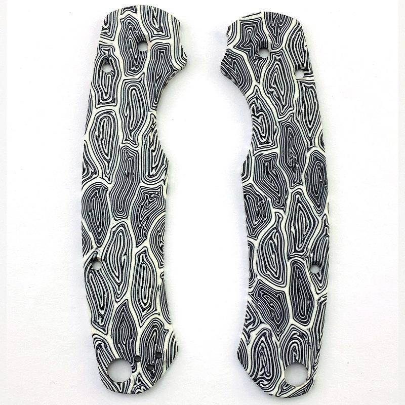 1 пара накладок на рукоятку из композитного материала G10 Damascus для ножа C81 Para 2 C81 Patch Material DIY Accessories