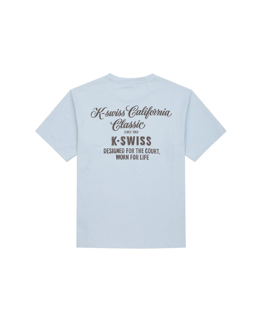 K-SWISS California Lettering Short Sleeve T-Shirt_1Kstsmv911Lb