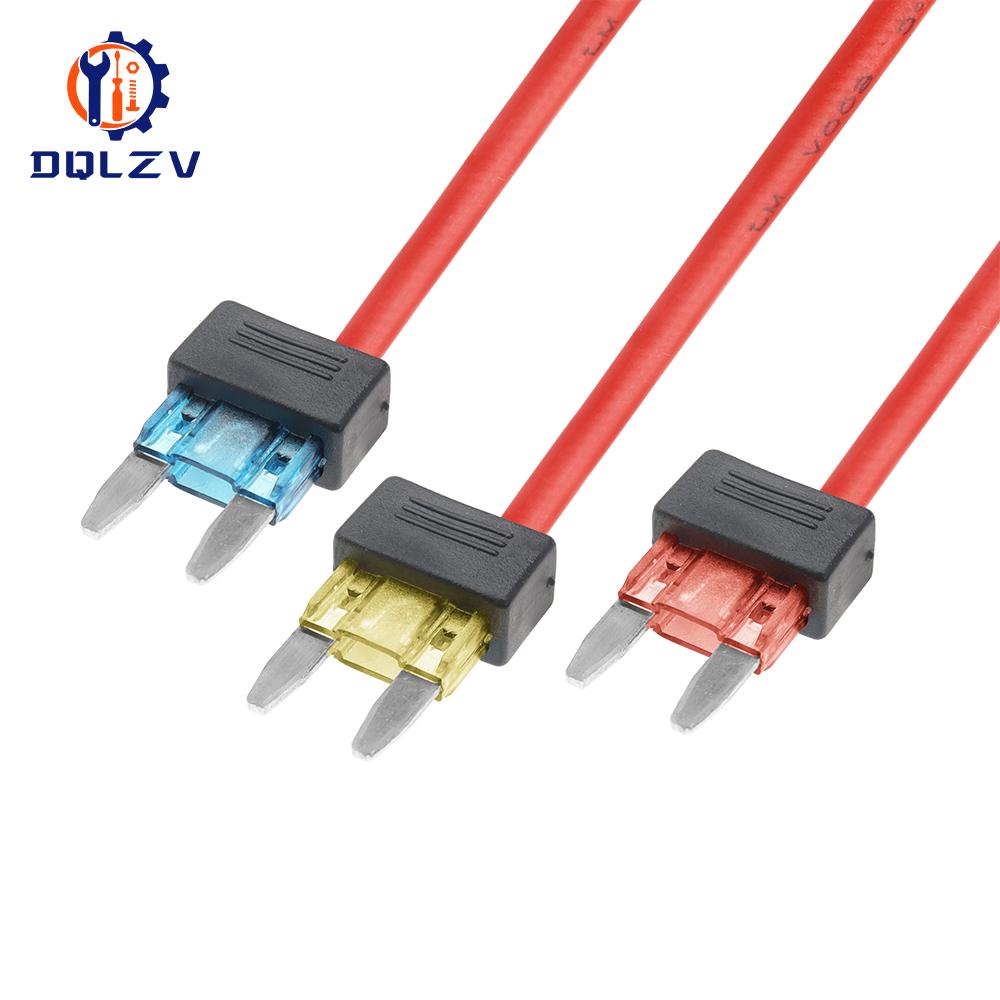 32V Mini ATM APM Blade Simple Safety Device 3A 5A 10A 15A 20A Car Fuse Holder Add-a-circuit TAP Adapter Fuse Holders1