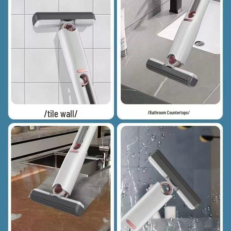 Компактная складная мини-швабра: Легкий, Впитывающий и Удобный для Хранения