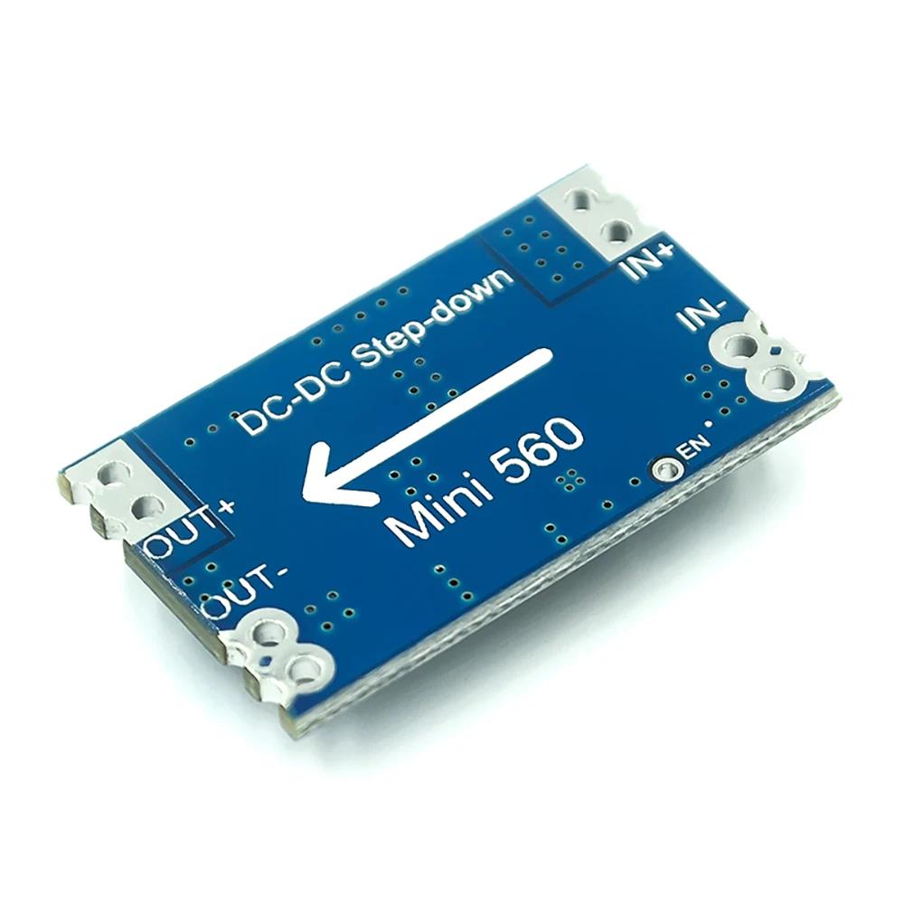 Mini560 понижающий стабилизированный источник питания DC-DC 3.3V 5V 9V 12V преобразователь регулятор напряжения модуль источника питания