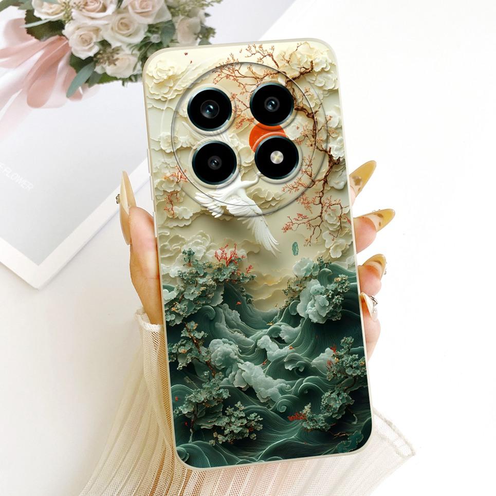 Daisy Bow Pattern Butterfly Flower Cherry Back Cover For Realme 13 Pro Pro+  Phone Case Soft Silicone Casing On Realme P1 Speed