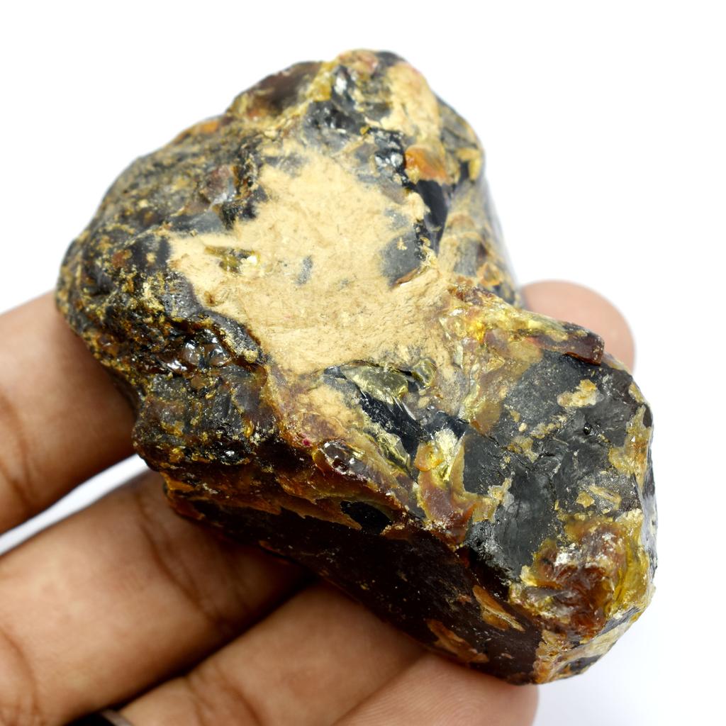 200 Ct Natural Orange Amber CERTIFIED Uncut Raw Rough Loose Gemstone