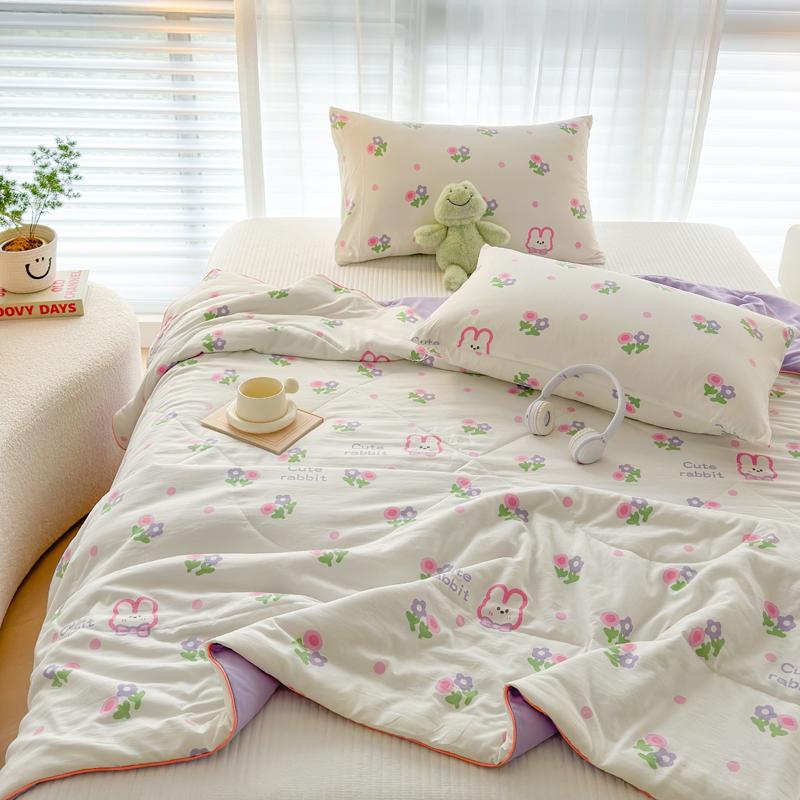 Мягкое четырехсезонное пуховое одеяло с кондиционером, летнее тонкое одеяло, дышащее мягкое офисное одеяло для сна