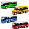 Vehicle Model Pull Back Car Bus Shape School Bus Model Zinc Zinc Alloy Bus Model  Children Toy