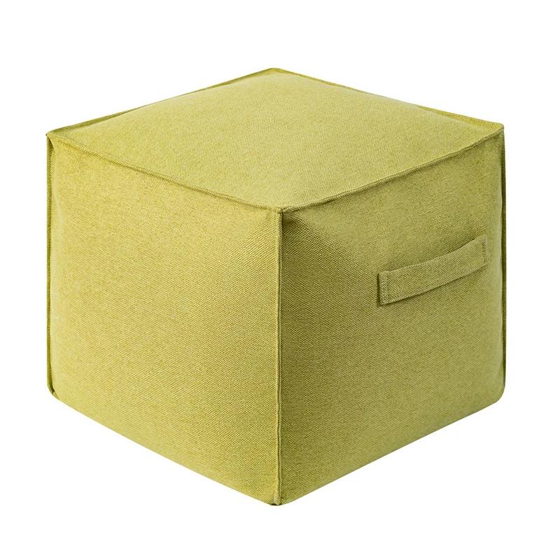 Квадратный набивной марокканский пуф пуфик подставка для ног квадратная напольная подушка подставка для ног для гостиной спальни и под стол