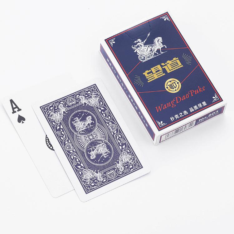Wangdao 803 Прочные игральные карты: Утолщенные колоды для дома и карточных комнат, упаковка 100 шт.