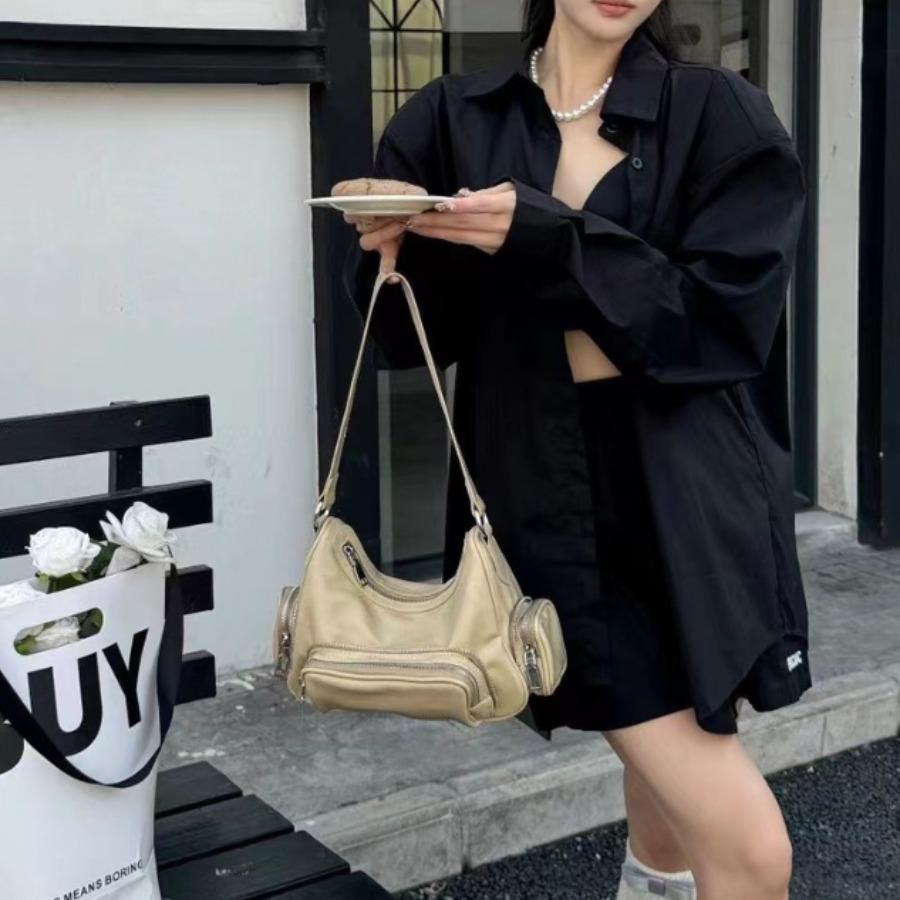 Женская сумка через плечо из искусственной кожи с множеством карманов, мягкая сумка-мессенджер