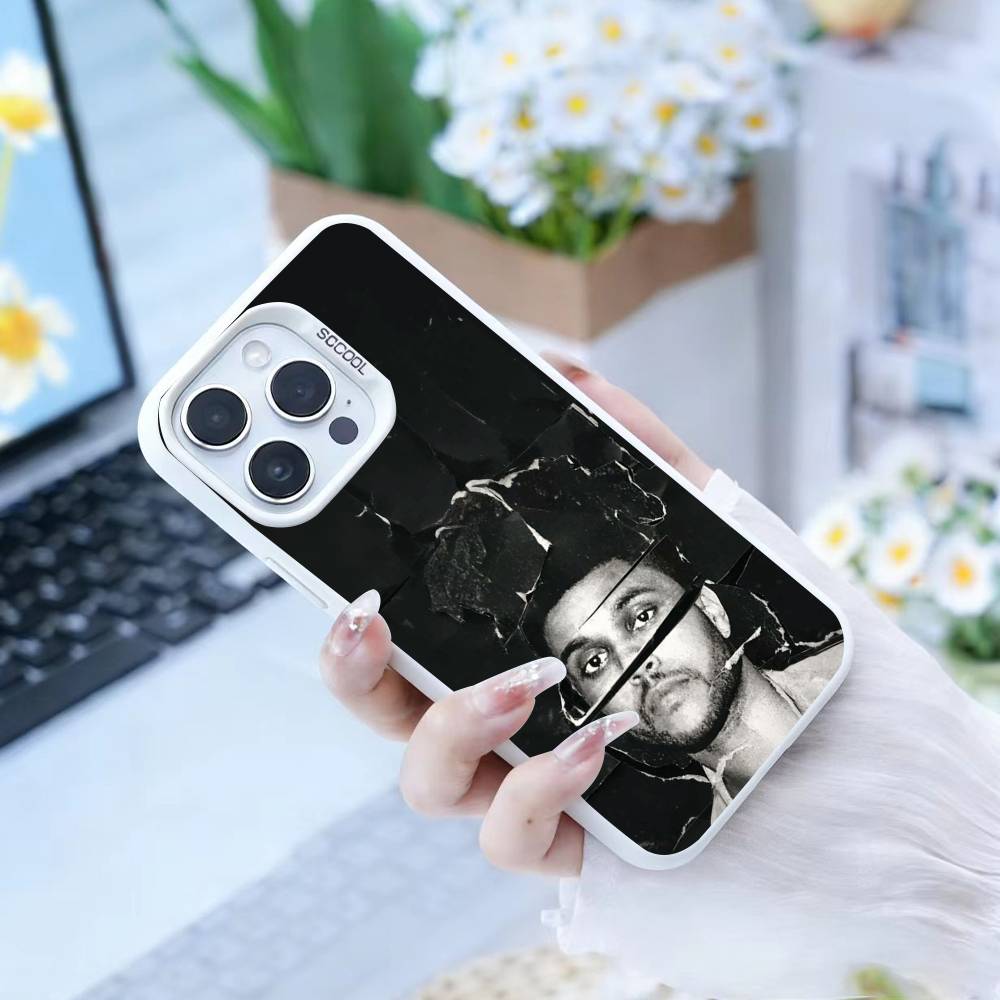 Чехол для телефона The Weeknd для iPhone 16,15,14,13,12,17, Pro, MAX белый Матовый Ударопрочный Чехол