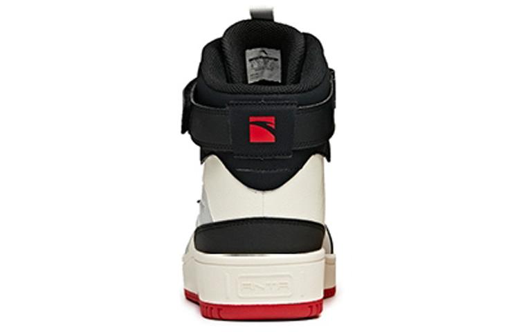 Men's Sneakers Anta Slip Resistant High top Skateboard Shoes Men's Black White