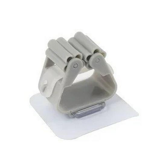 Настенная стойка для швабры без перфорации с крючком и наклейкой для ванной комнаты