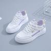 Autumn New Casual Shoes Women's Breathable Leather Surface Board Shoes Classic White Women's Versatile Single Shoes