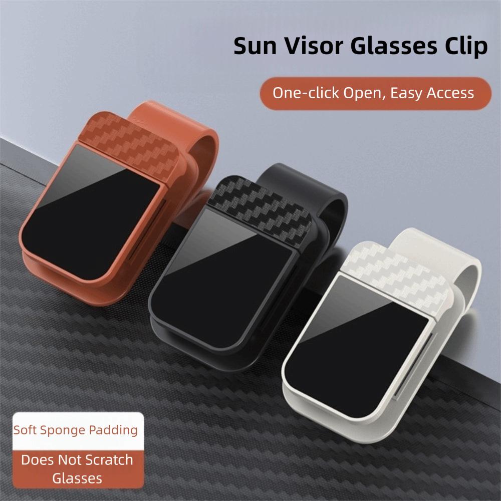 Convenient Sunglasses Clip Premium Sun Visor Glasses Clip Sunglasses Holder for Car Visor