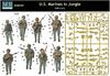Master Box 1/35 Scale US Marine Corps (4 Figures) Pacific War Jungle Warfare Plastic Model Kit MB35089